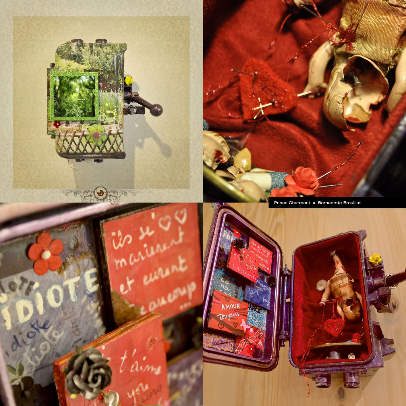 Maison de Poup��es N�� 4 PRINCE CHARMANT. Conception : Bernadette BROUILLAT R��alisation : Bernadette BROUILLAT et Ahtzic SILIS