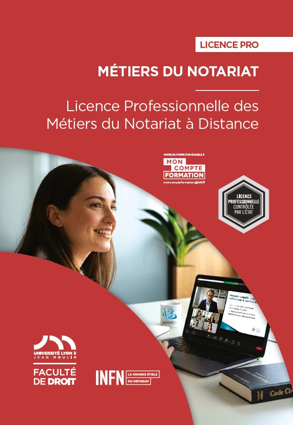 Licence professionnelle des M��tiers du Notariat �� distance