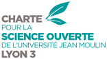 Charte pour la science ouverte de l'Universit�� Jean Moulin Lyon 3